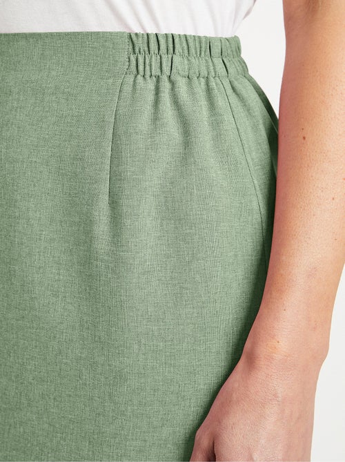 Jupe droite mi longue - Kiabi