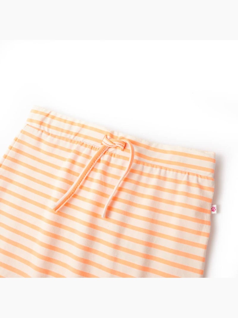 Jupe Droite Pour Enfants Coton - VidaXL Orange - Kiabi