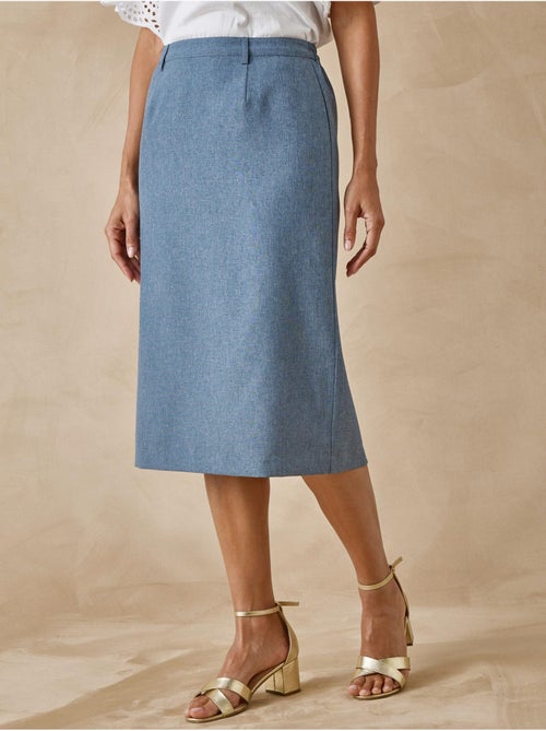 Jupe droite stature moins d'1,60m - Kiabi