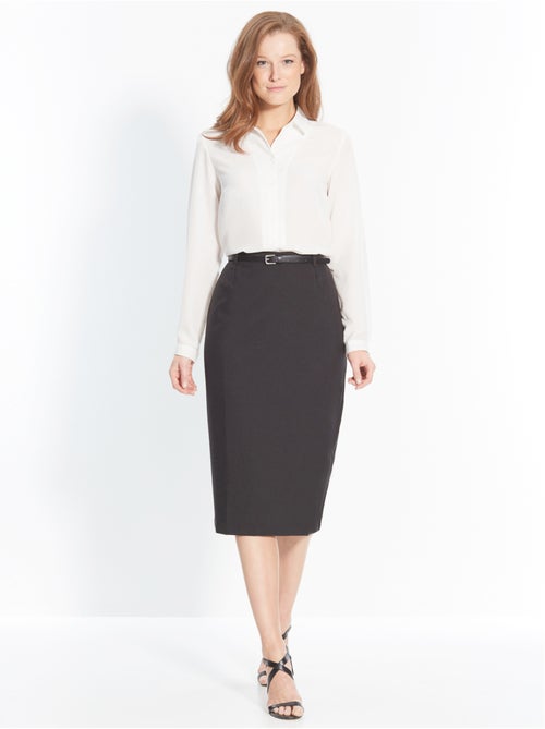 Jupe droite stature moins d'1,60m - Kiabi