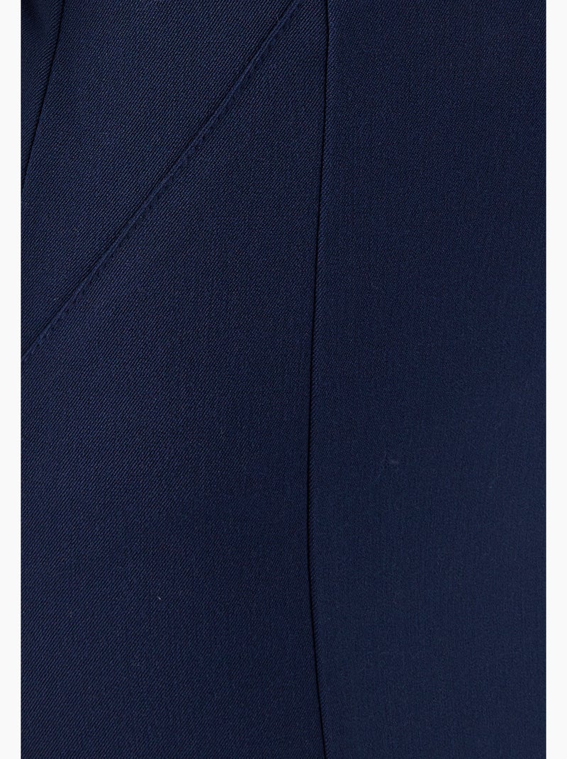 Jupe droite stretch - damart Bleu - Kiabi