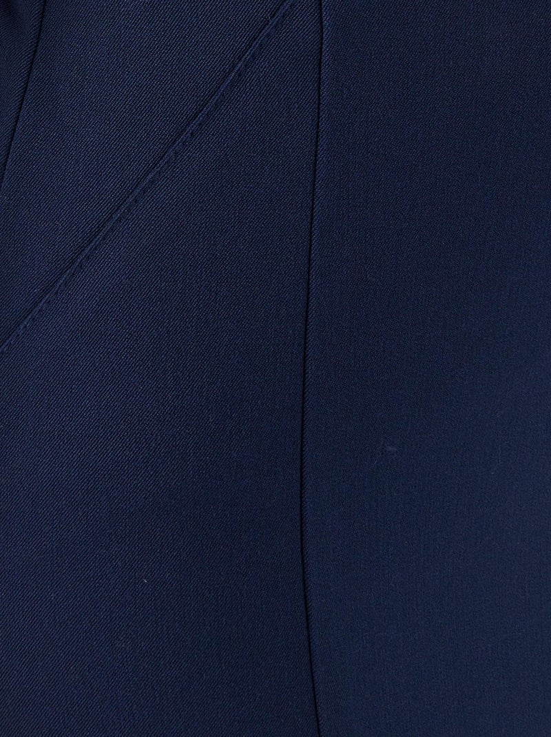 Jupe droite stretch - Damart Bleu marine - Kiabi