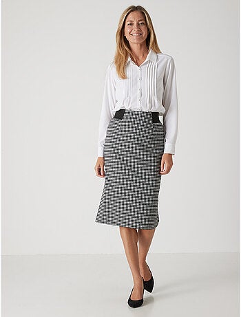 Jupe élastiquée coupe droite - DAXON