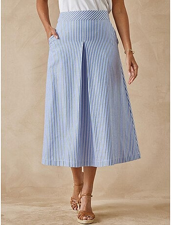 Jupe élastiquée dos coupe évasée - DAXON