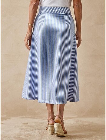 Jupe élastiquée dos coupe évasée - DAXON