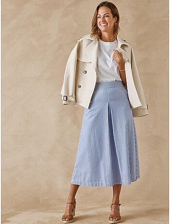 Jupe élastiquée dos coupe évasée - DAXON