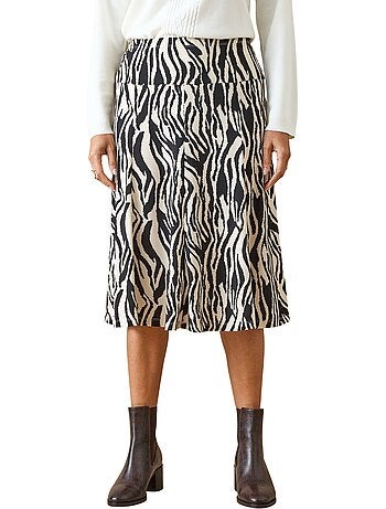 Jupe élastiquée en maille - DAXON