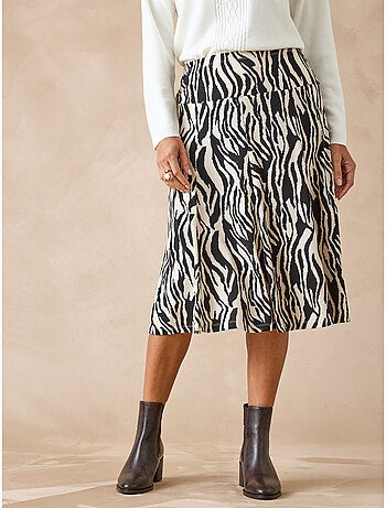 Jupe élastiquée en maille - DAXON