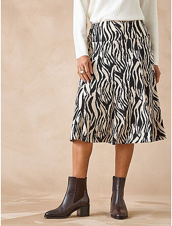 Jupe élastiquée en maille - DAXON