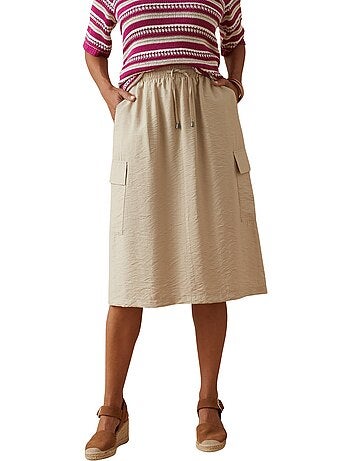 Jupe élastiquée style cargo - DAXON