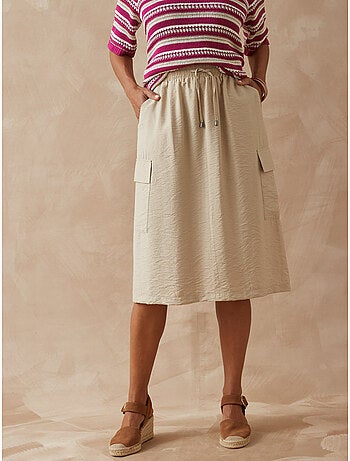Jupe élastiquée style cargo - DAXON