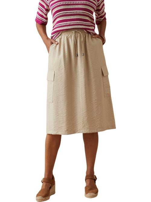Jupe élastiquée style cargo - Kiabi