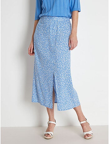 Jupe élastiquée tissu fluide - DAXON