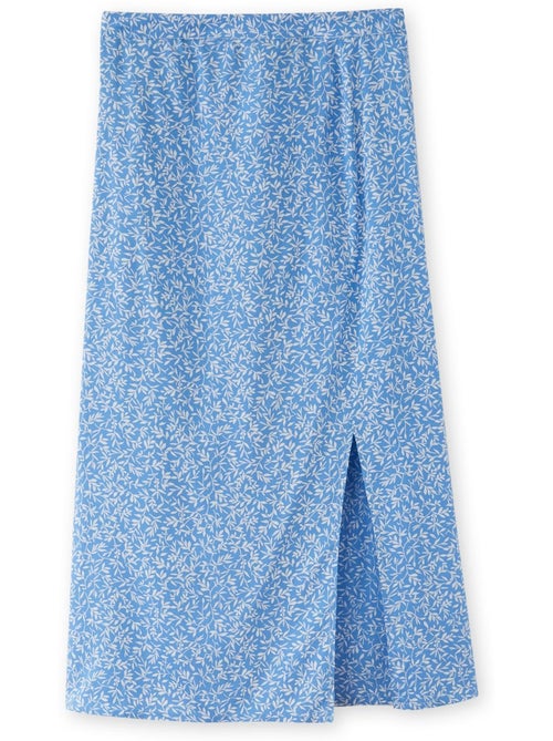 Jupe élastiquée tissu fluide - Kiabi