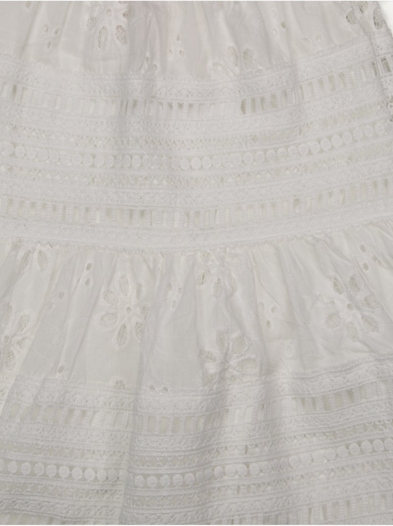 Jupe ? elastiques - Kids Star Blanc - Kiabi