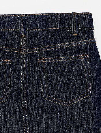 Jupe en denim avec poches tressées
