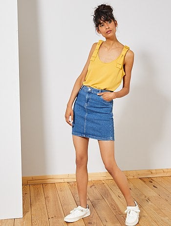 Jupe en denim - Kiabi