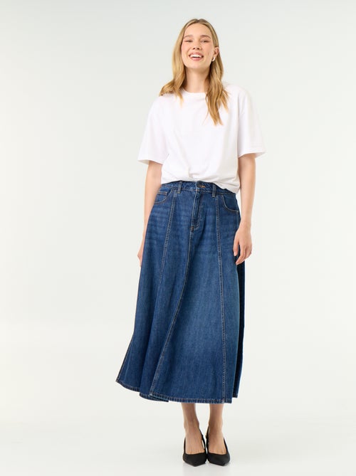 Jupe en denim - Kiabi