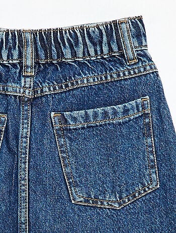 Jupe en denim boutonnée