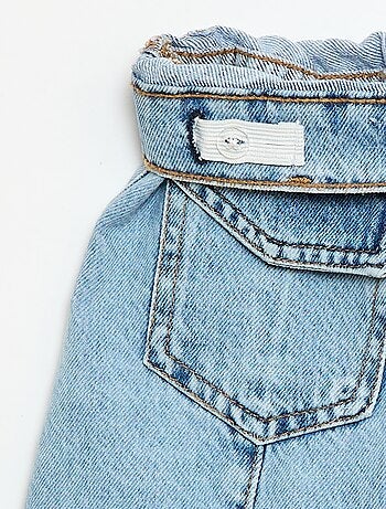 Jupe en denim boutonnée