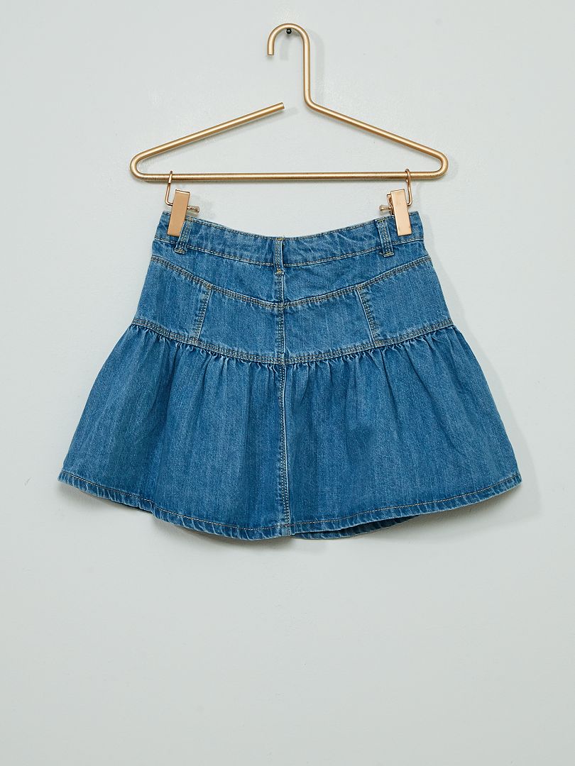 Jupe En Denim Stretch Bleu Kiabi 9 00€