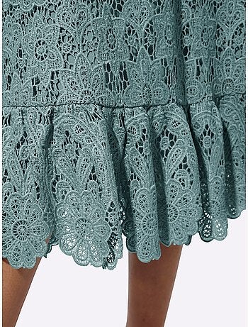Jupe En Dentelle Coupe En A Affinante - Taille Standard - Helline