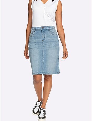 Jupe En Jean 99% Coton - Taille Standard - Witt