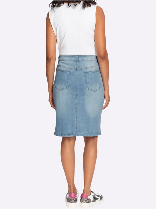 Jupe En Jean 99% Coton - Taille Standard - Witt - Kiabi