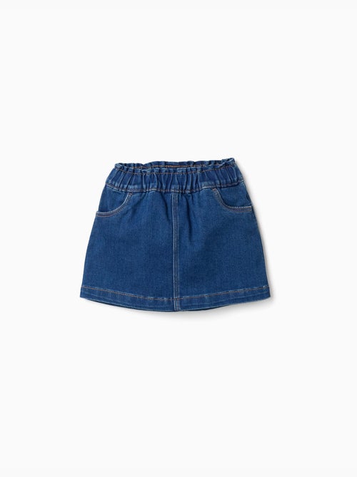 Jupe en jean avec 4 poches - Kiabi Jupe en jean avec 4 poches - Kiabi