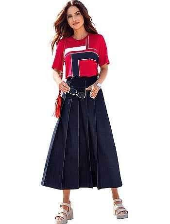Jupe En Jean Avec Coton - Taille Standard - Witt