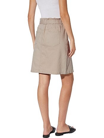 Jupe En Jean Ceinture élastique Confortable - Taille Standard - helline