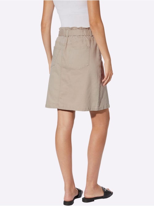 Jupe En Jean Ceinture élastique Confortable - Taille Standard - Helline - Kiabi