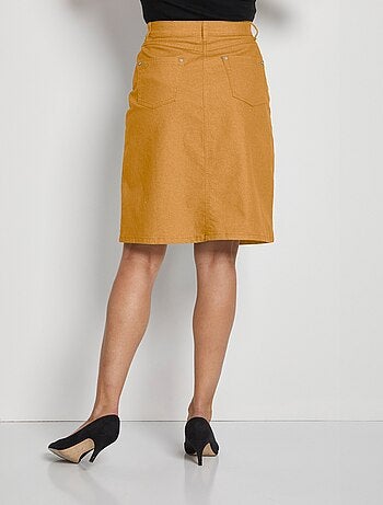 Jupe en jean couleur stretch