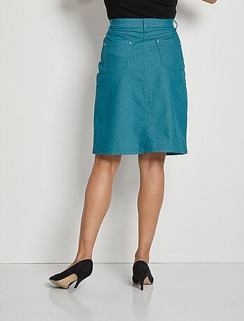 Jupe en jean couleur stretch