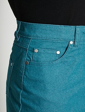 Jupe en jean couleur stretch