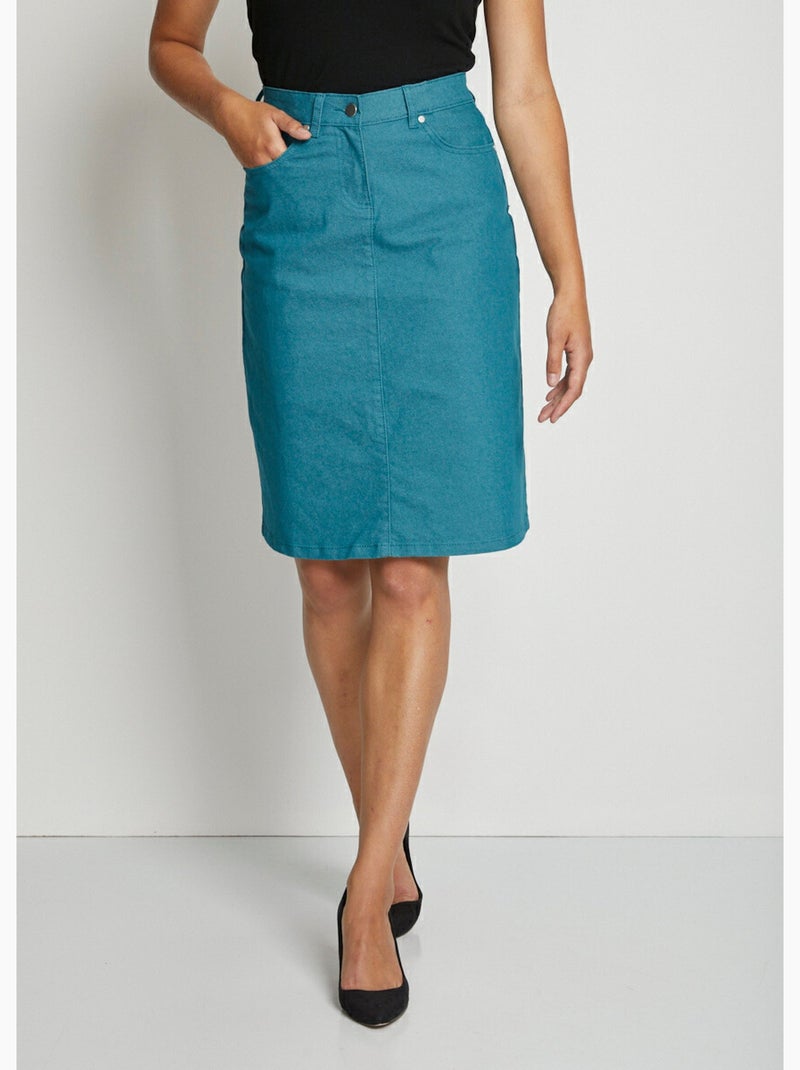 Jupe Crayon Jupe Jean Femme Kiabi Robe Longue Kiabi Fille En Jupe