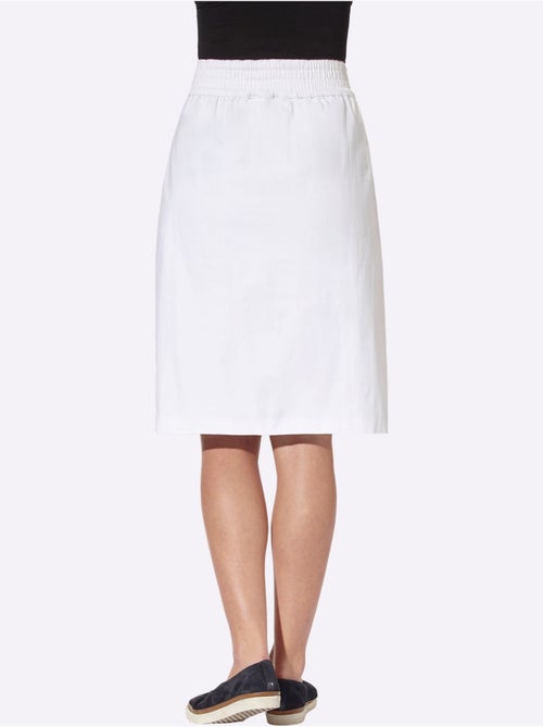 Jupe En Jean Dissimule Les Rondeurs - Taille Standard - Moda Vilona - Kiabi