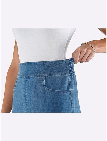 Jupe En Jean Dissimule Les Rondeurs - Taille Standard - Moda Vilona