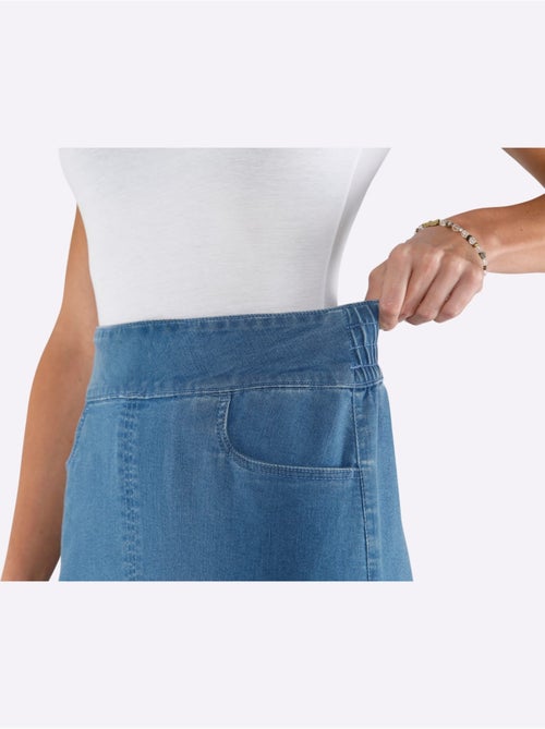 Jupe En Jean Dissimule Les Rondeurs - Taille Standard - Moda Vilona - Kiabi