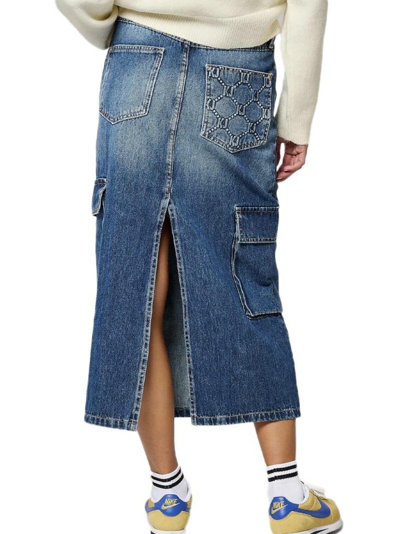 Jupe en Jean Femme Kaporal Bleu - Kiabi