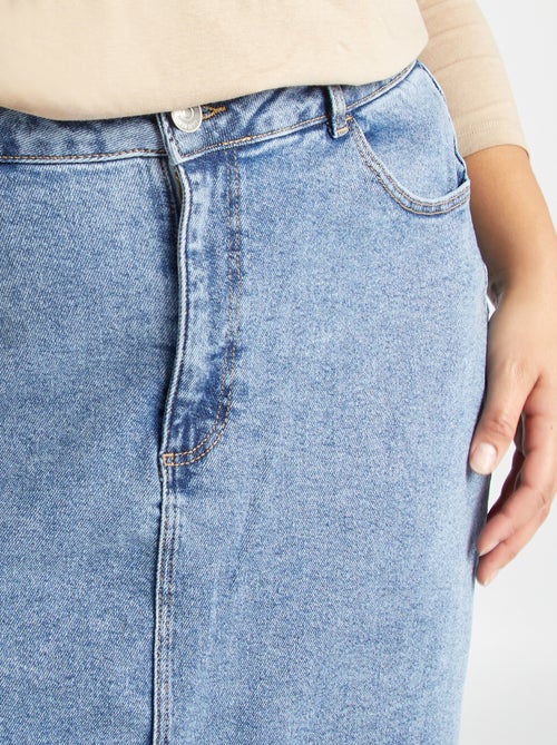 Jupe en jean midi - Kiabi