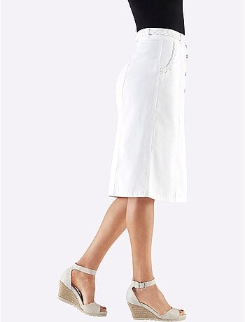 Jupe En Jean Pur Coton - Taille Courte - Witt