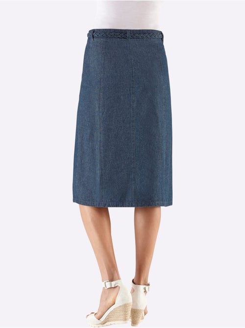 Jupe En Jean Pur Coton - Taille Courte - Witt - Kiabi Jupe En Jean Pur Coton - Taille Courte - Witt - Kiabi