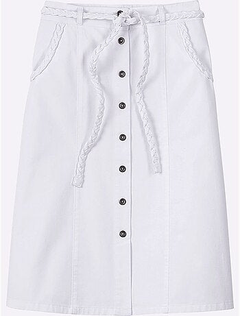 Jupe En Jean Pur Coton - Taille Standard - Witt