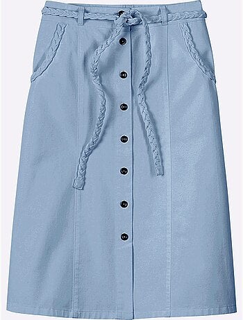 Jupe En Jean Pur Coton - Taille Standard - Witt