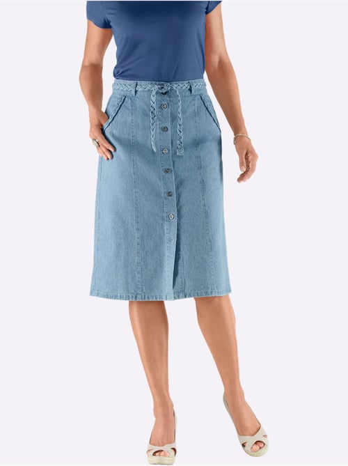 Jupe En Jean Pur Coton - Taille Standard - Witt - Kiabi