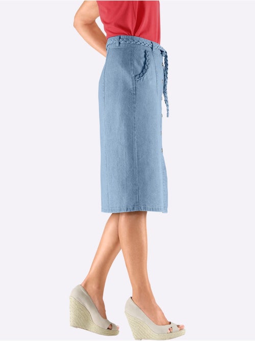 Jupe En Jean Pur Coton - Taille Standard - Witt - Kiabi