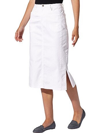 Jupe En Jean Qualité Coton - Taille Courte - Witt