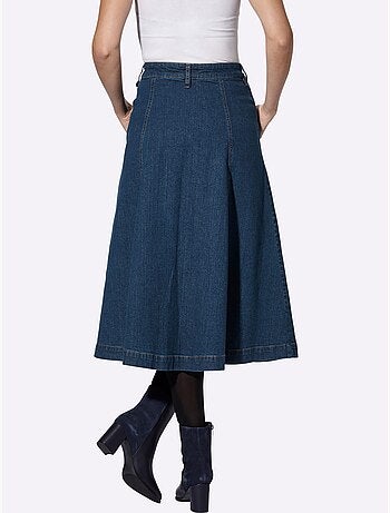 Jupe en jean qualité coton - taille courte - witt
