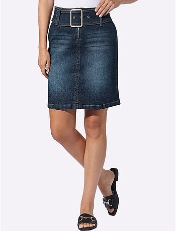 Jupe En Jean Qualité Coton - Taille Standard - Helline